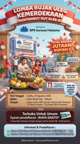 Lomba Rujak Ulek Kemerdekaan - Purwosari
